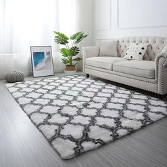 Moroccan Shag Area Rug Soft Plush Carpet for Bedroom Living Room Home