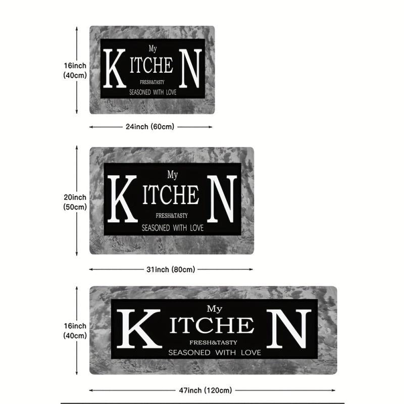 Anti Fatigue Cushioned Waterproof Kitchen Rug