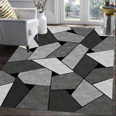 Large Soft Geometric Area Rug 4X5 25ft