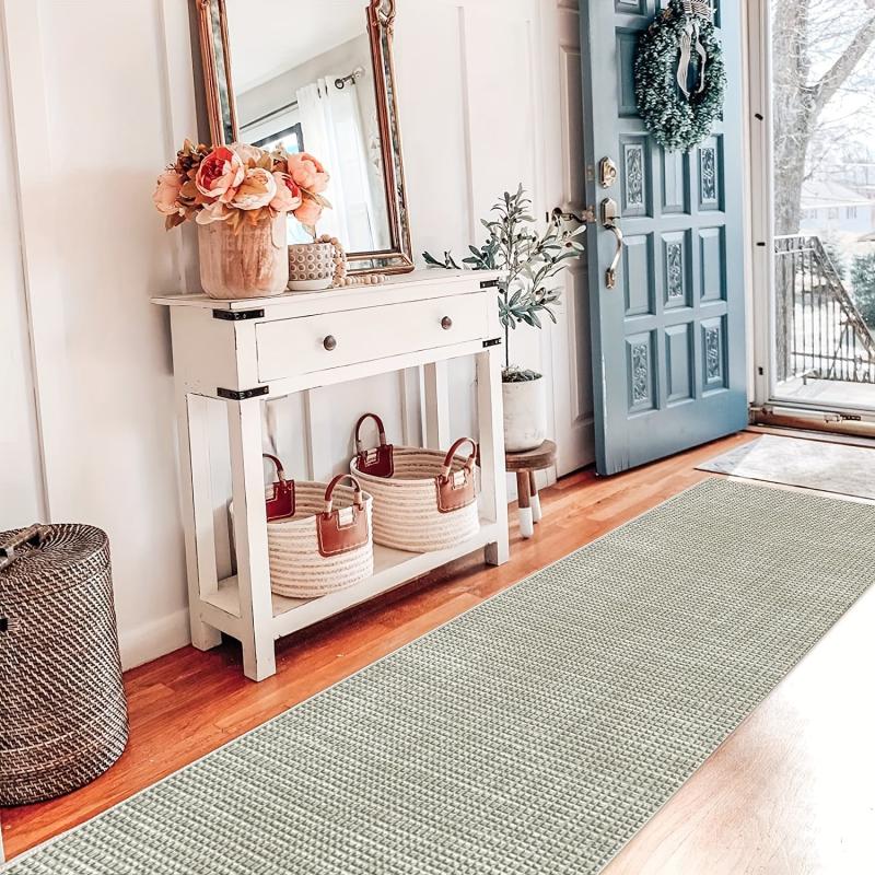 Soft Boho Runner Rug Stain Resistant Hallway Washable Indoor Outdoor Rugs