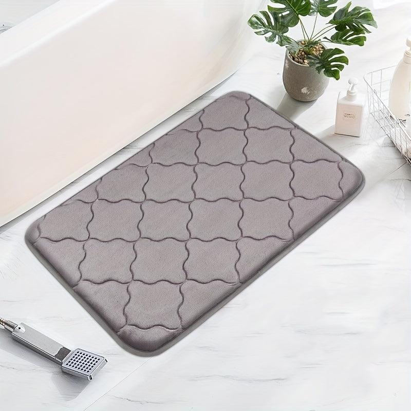 Soft Memory Foam Bath Rug Non-Slip Absorbent Mat