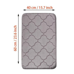 Soft Memory Foam Bath Rug Non-Slip Absorbent Mat