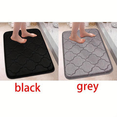 Soft Memory Foam Bath Rug Non-Slip Absorbent Mat