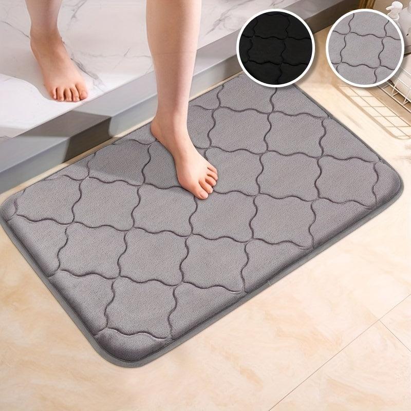 Soft Memory Foam Bath Rug Non-Slip Absorbent Mat