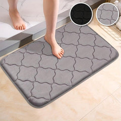 Soft Memory Foam Bath Rug Non-Slip Absorbent Mat