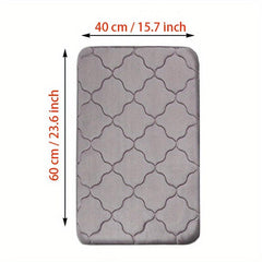 Soft Memory Foam Bath Rug Non-Slip Absorbent Mat