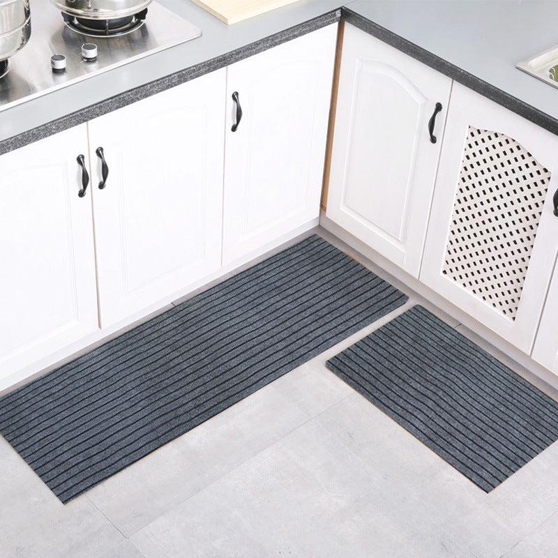 2 Pcs Non Slip Striped Kitchen Floor Mat Absorbent Bathroom Mat 40x60 Inches
