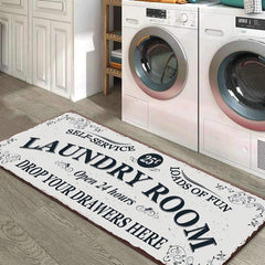 Laundry Room Kitchen Rug Non-slip Carpet Mat