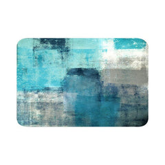 Soft Kitchen Floor Mat Vintage Abstract Non-slip Laundry Room Mat