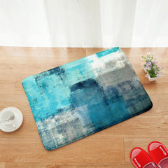 Soft Kitchen Floor Mat Vintage Abstract Non-slip Laundry Room Mat
