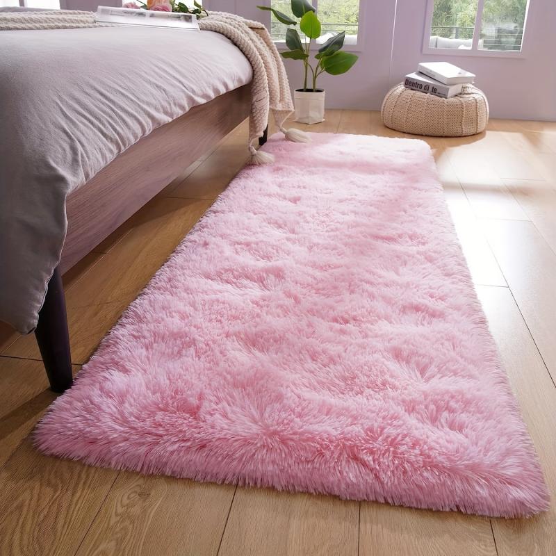 Pink Shaggy Rug Fluffy Throw Carpets Ultra Soft Plush Modern Indoor Fuzzy Rugs