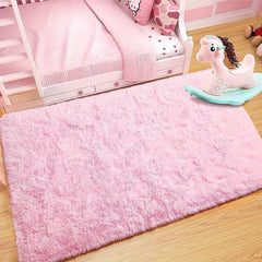 Pink Shaggy Rug Fluffy Throw Carpets Ultra Soft Plush Modern Indoor Fuzzy Rugs