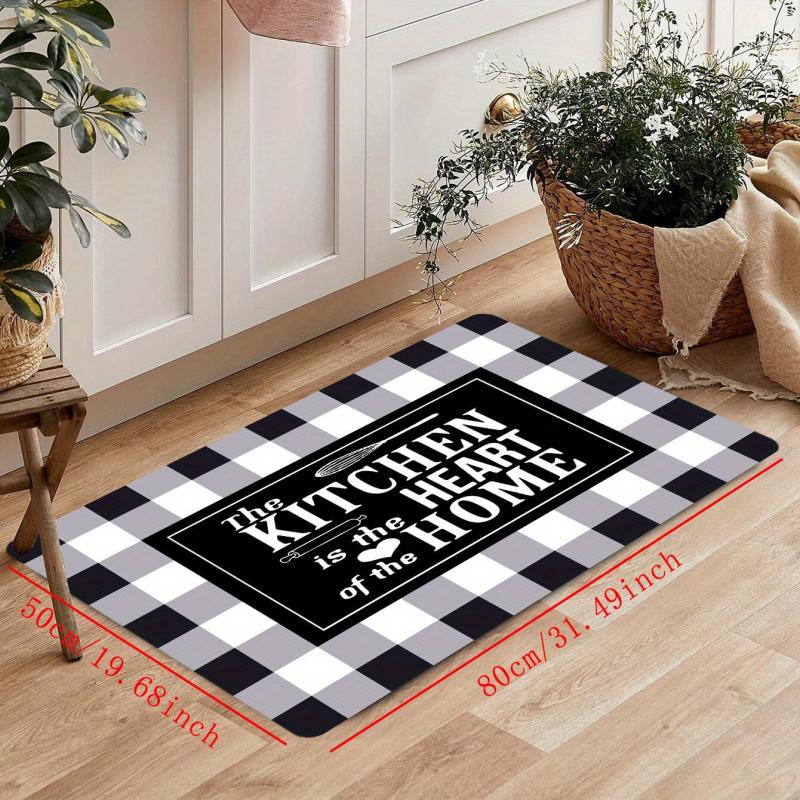 Anti Fatigue Kitchen Mat Anti Slip Absorbent Washable for Hallways