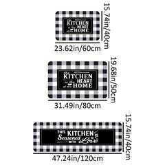 Anti Fatigue Kitchen Mat Anti Slip Absorbent Washable for Hallways