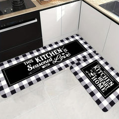 Anti Fatigue Kitchen Mat Anti Slip Absorbent Washable for Hallways
