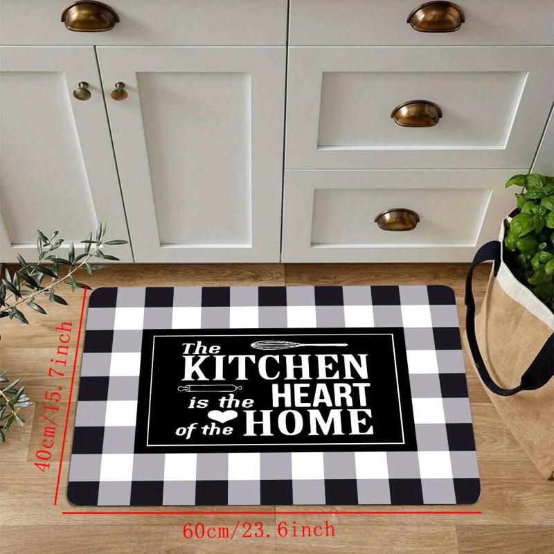Anti Fatigue Kitchen Mat Anti Slip Absorbent Washable for Hallways