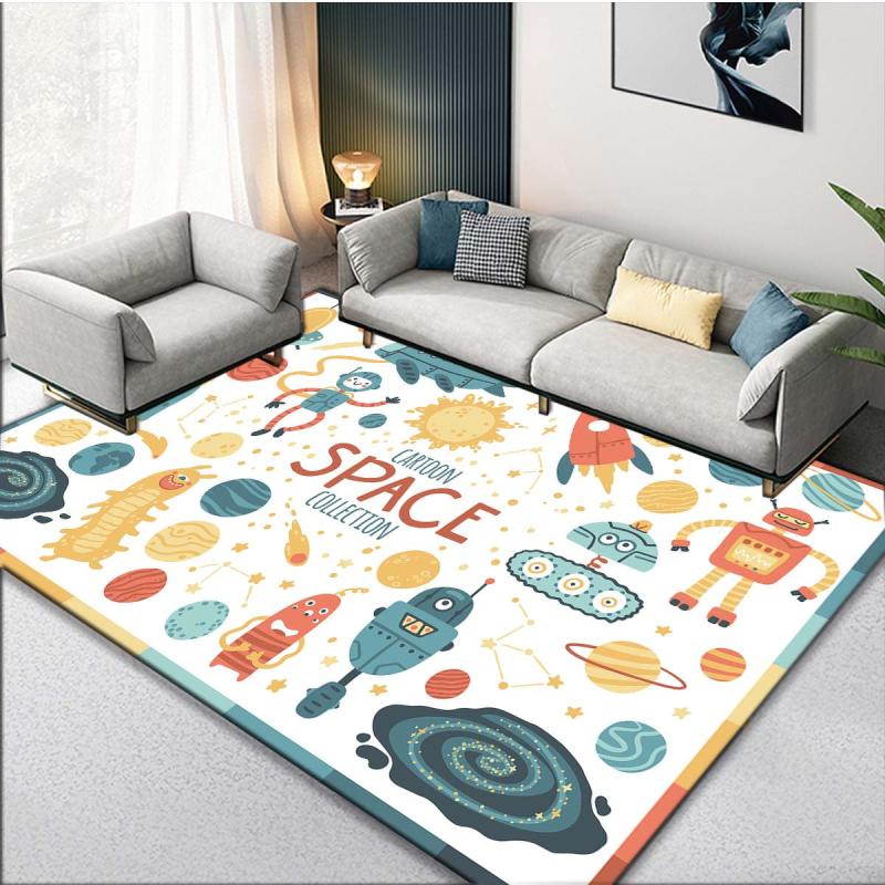 Cartoon Kids Play Carpet Living Room Floor Mat Bedroom Door Mat