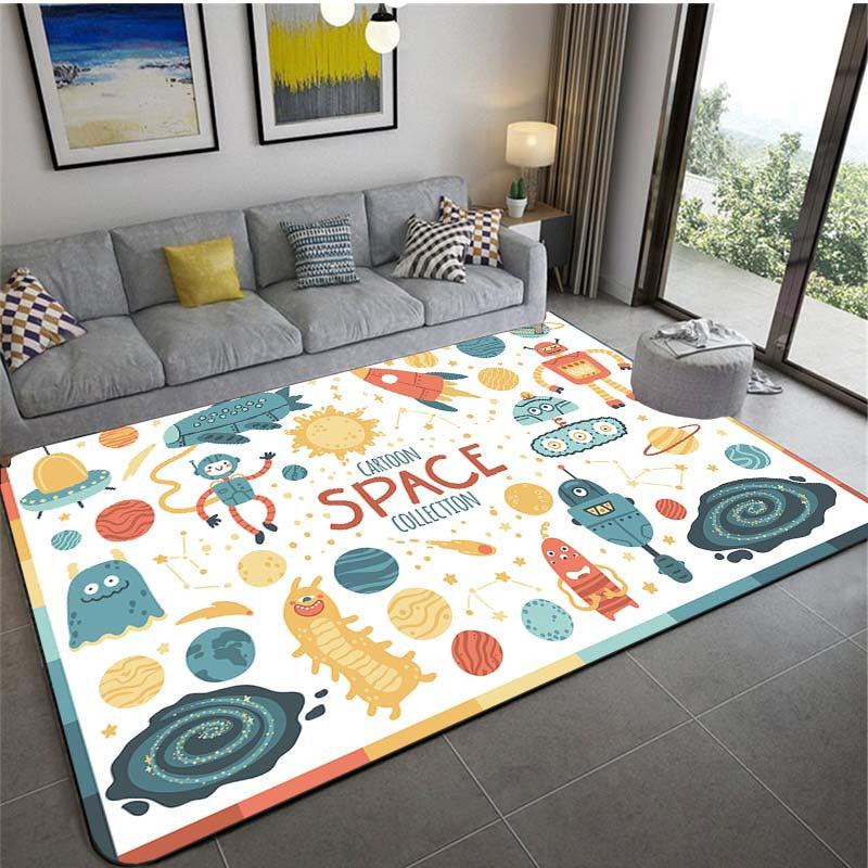 Cartoon Kids Play Carpet Living Room Floor Mat Bedroom Door Mat