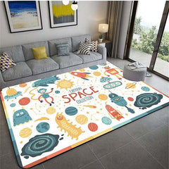 Cartoon Kids Play Carpet Living Room Floor Mat Bedroom Door Mat