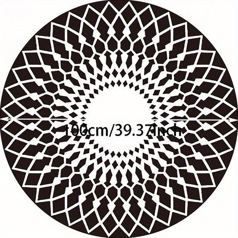 Vintage Boho Area Rug Stain Resistant Floral Living Room Bedroom Mat
