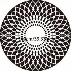 Vintage Boho Area Rug Stain Resistant Floral Living Room Bedroom Mat