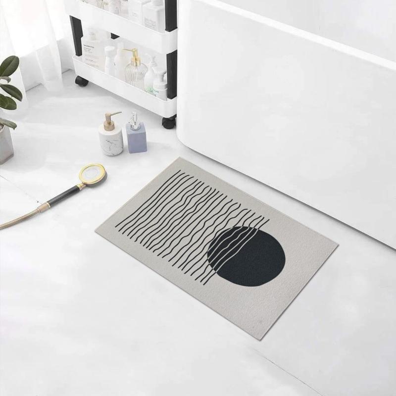 Soft Fluffy Bath Rug Non Slip Shaggy Carpet Machine Washable
