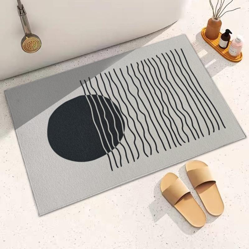 Soft Fluffy Bath Rug Non Slip Shaggy Carpet Machine Washable