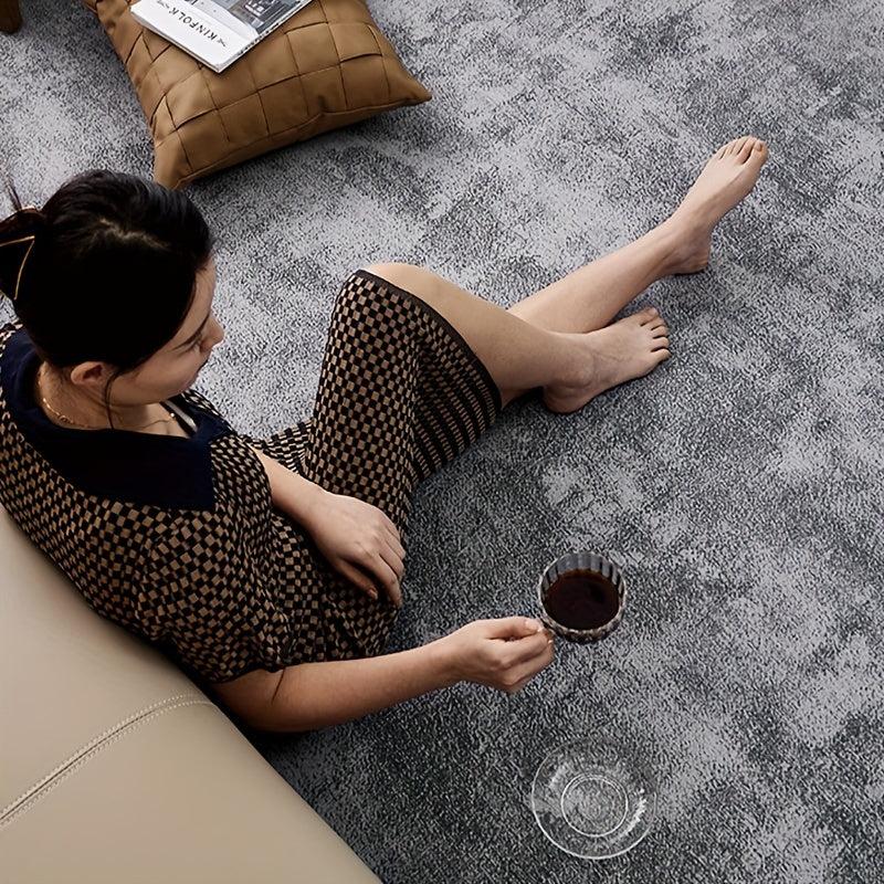 Eco Friendly Vintage Boho Area Rug - Non Shedding Low Pile Carpet