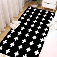 Geometric Pattern Area Rug Non-slip for Bedroom Living Room