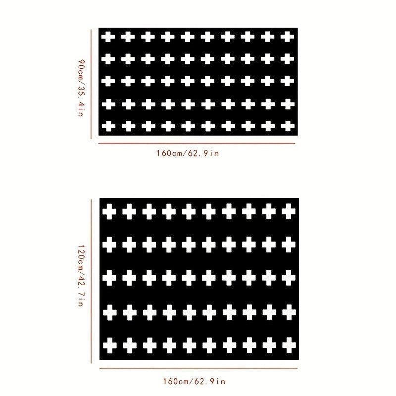 Geometric Pattern Area Rug Non-slip for Bedroom Living Room