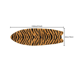 Skateboard Shaped Area Rug Non-slip Fluffy Carpet Home Decoration