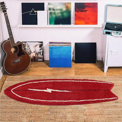 Skateboard Shaped Area Rug Non-slip Fluffy Carpet Home Decoration