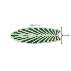 Skateboard Shaped Area Rug Non-slip Fluffy Carpet Home Decoration