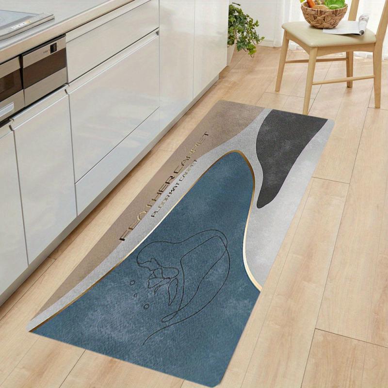 Soft Non Slip Geometric Shaggy Area Rug