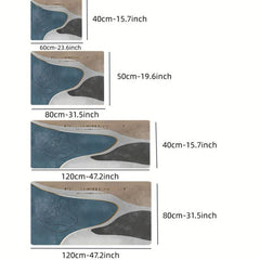 Soft Non Slip Geometric Shaggy Area Rug