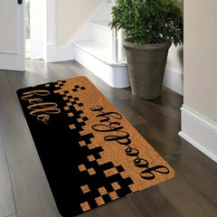 1 Pc Mosaic Square English Bathroom Carpet Kitchen Floor Mat