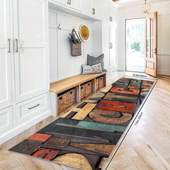 Non Slip Laundry Room Area Rug Oriental Kitchen Mat Soft Washable Stair
