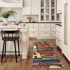 Non Slip Laundry Room Area Rug Oriental Kitchen Mat Soft Washable Stair