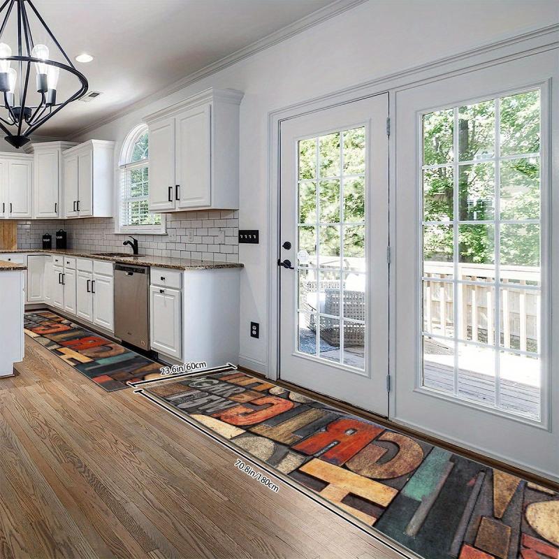 Non Slip Laundry Room Area Rug Oriental Kitchen Mat Soft Washable Stair