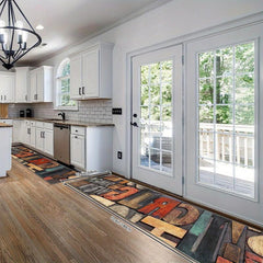 Non Slip Laundry Room Area Rug Oriental Kitchen Mat Soft Washable Stair
