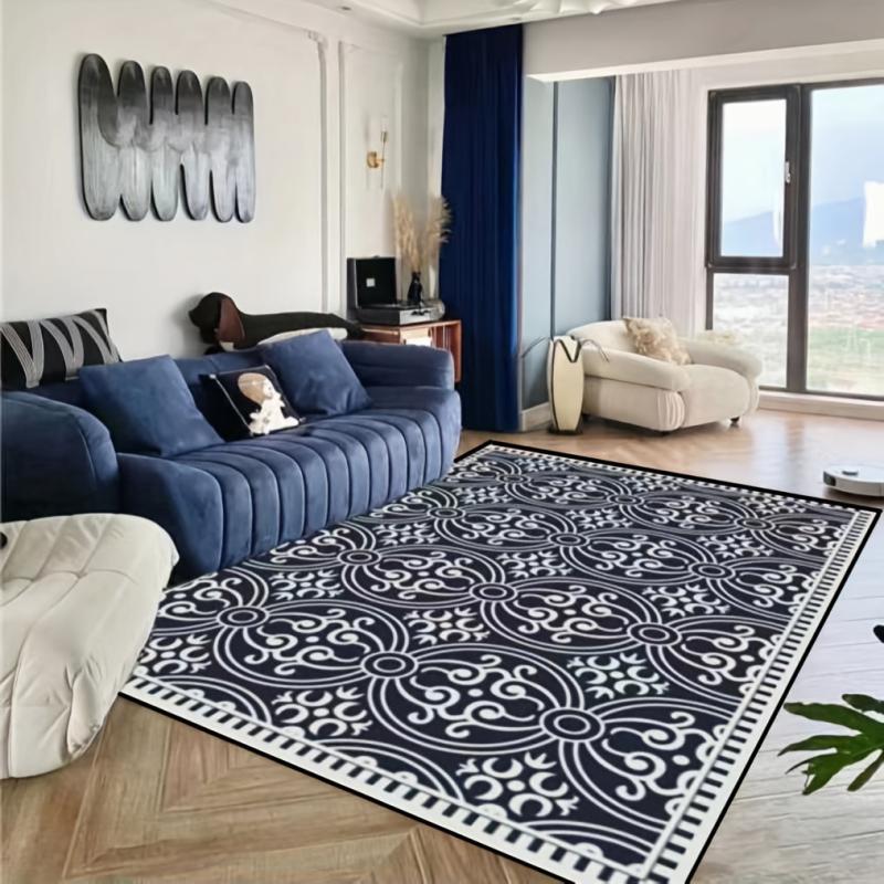 French Style Family Living Room Carpet Retro Ruyi Carpet Mat