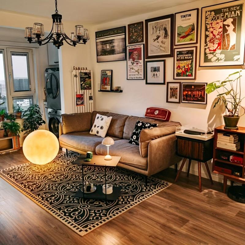 French Style Family Living Room Carpet Retro Ruyi Carpet Mat