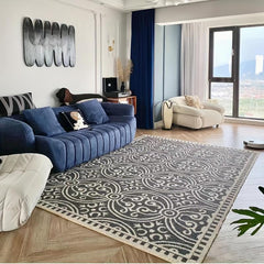 French Style Family Living Room Carpet Retro Ruyi Carpet Mat