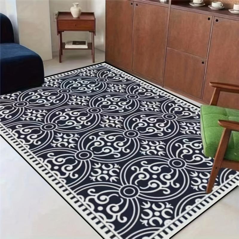 French Style Family Living Room Carpet Retro Ruyi Carpet Mat