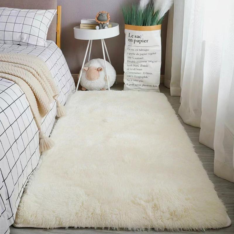 Soft Plush Shaggy Area Rugs Fluffy Floor Carpet for Bedroom Living Room