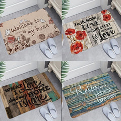 Durable Welcome Doormat Entrance Mat with Non-slip Backing