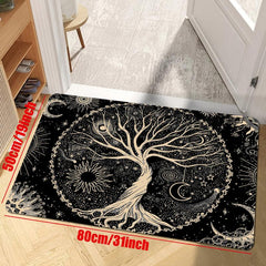 Tree Of Life Print Area Rug Carpet For Bedroom Galaxy Space Tapestry Carpet