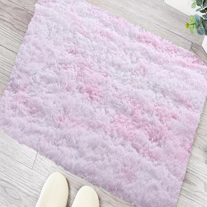 Soft Shaggy Rugs Fluffy Tie Dye Carpets