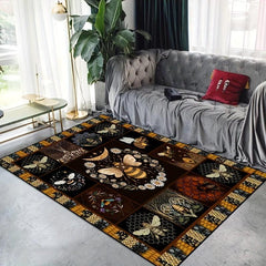Vintage Bee Pattern Carpet Area Rugs Soft Anti Skid Floor Mat