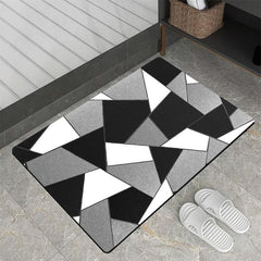 Modern Geometric Plaid Carpet Home Floor Mat